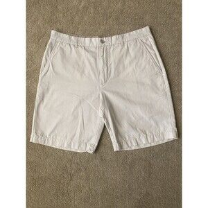 Alex Cannon Khaki Chino Casual Coastal Shorts Elevated Basic Men’s Size 36